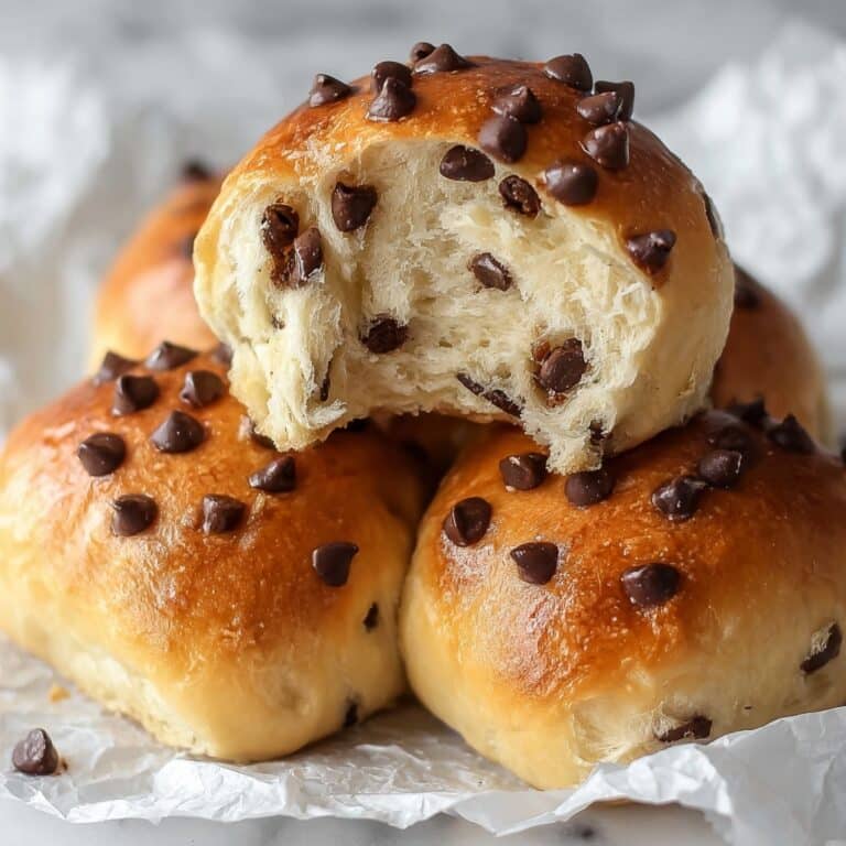 Fluffy Chocolate Chip Milk Buns Recipe