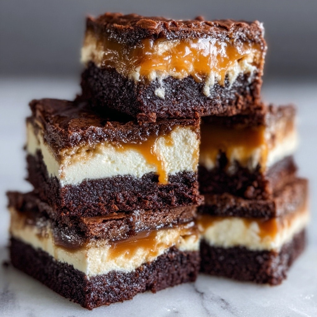Milky Way Caramel Cheesecake Brownies Recipe