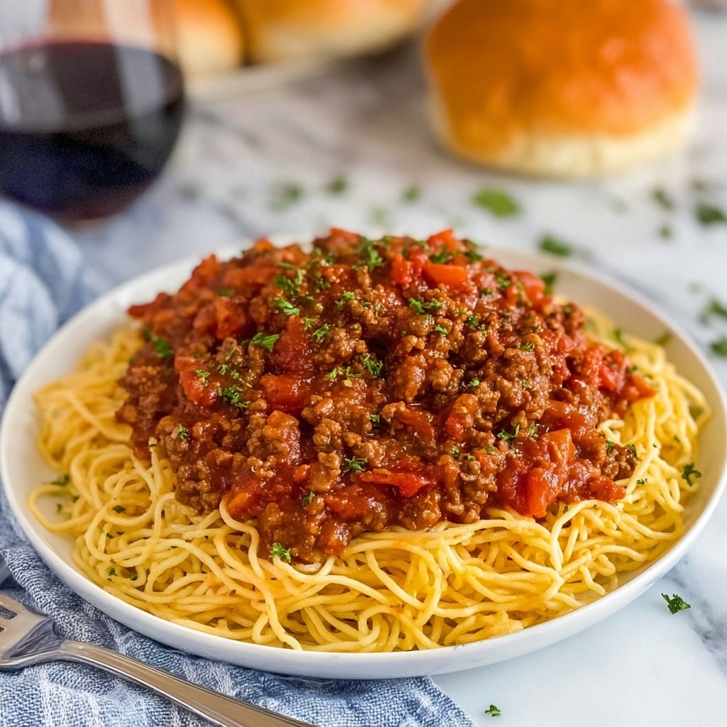 Spaghetti Meat Sauce Recipe