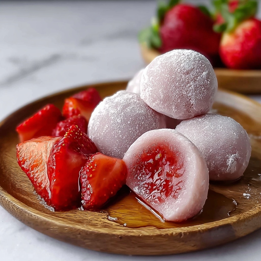 Strawberry Mochi Recipe - Recipe Image
