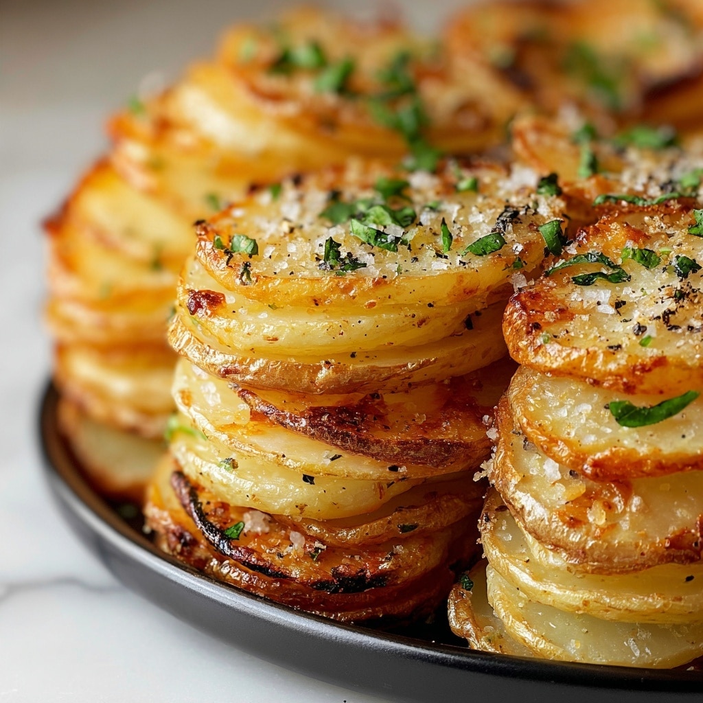Crispy Air Fryer Sliced Potatoes Recipe
