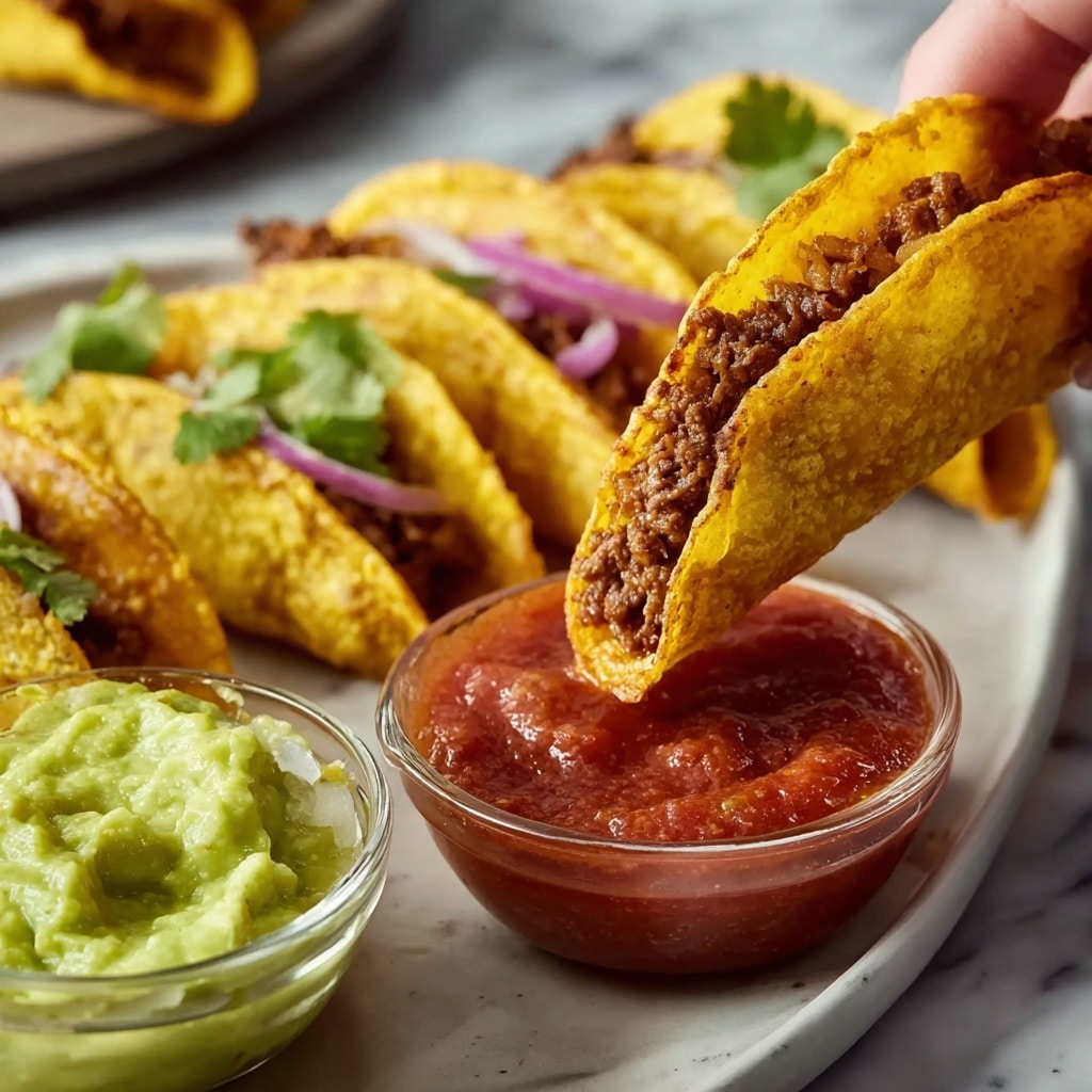 Crispy Ground Beef Tacos Recipe