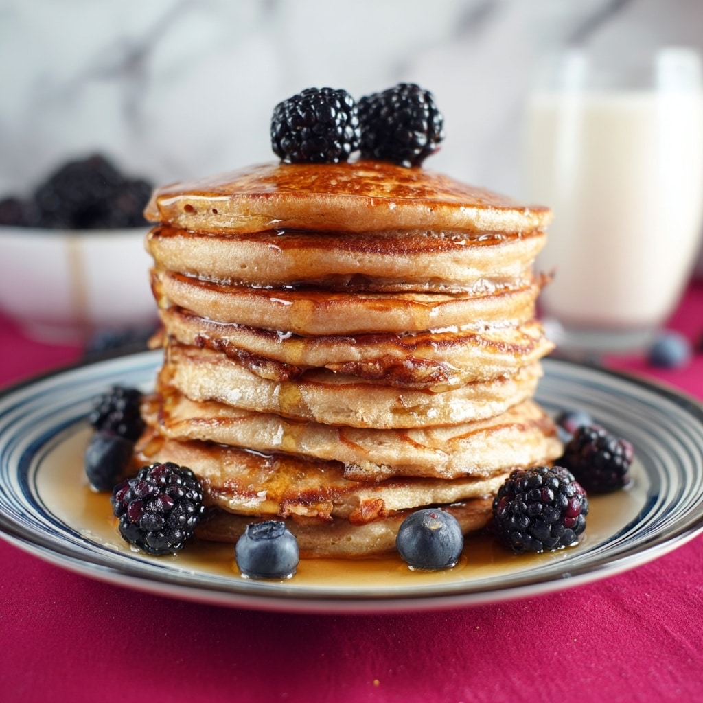 Healthy Banana Oatmeal Pancakes Recipe - Recipe Image