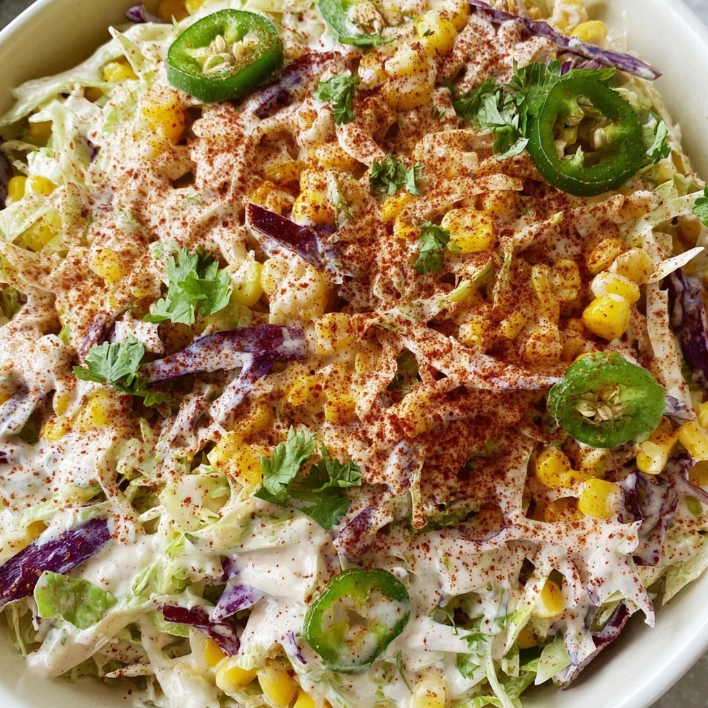 Mexican Street Corn Coleslaw Recipe - Recipe Image