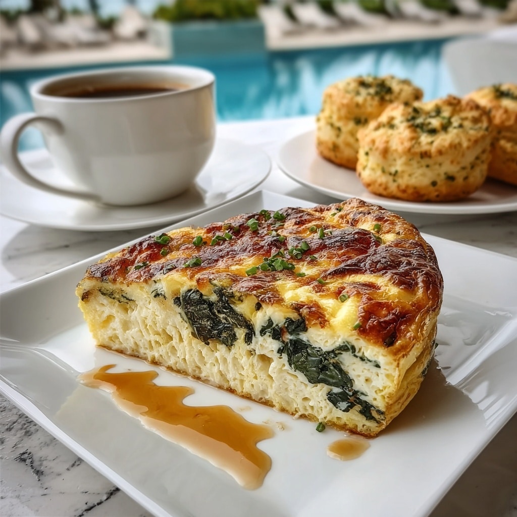 Savory Spinach & Cottage Cheese Breakfast Bake