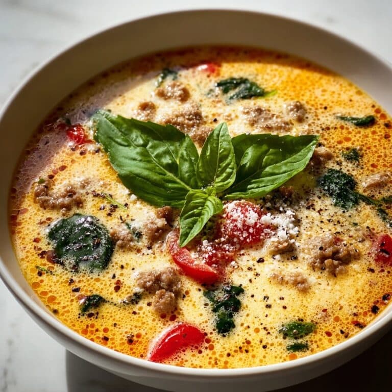 Delicious Parmesan Beef Sausage Ditalini Soup Recipe