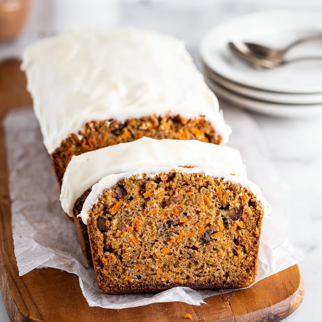 Carrot Bread with Nutty Glaze Recipe