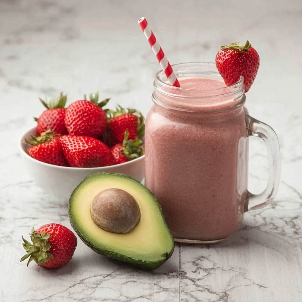 Strawberry Avocado Smoothie Recipe