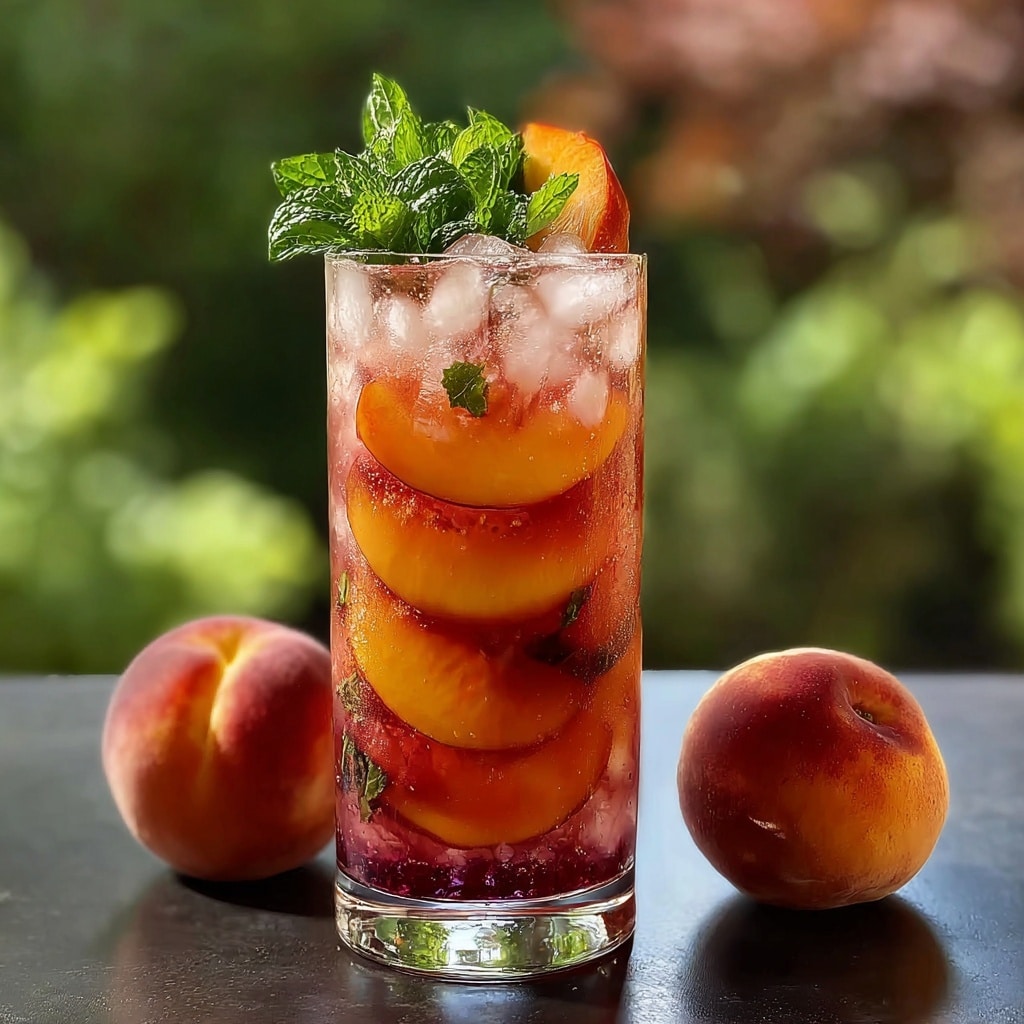 Peach Hibiscus Sunset Tea: Your Refreshing Summer Sip Recipe