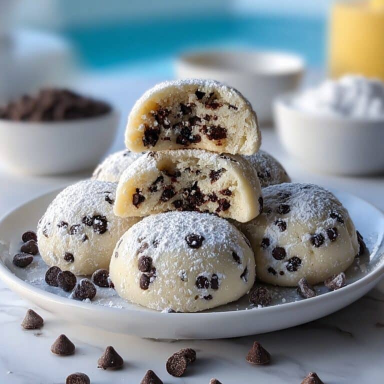 Chocolate Chip Snowball Cookies Recipe