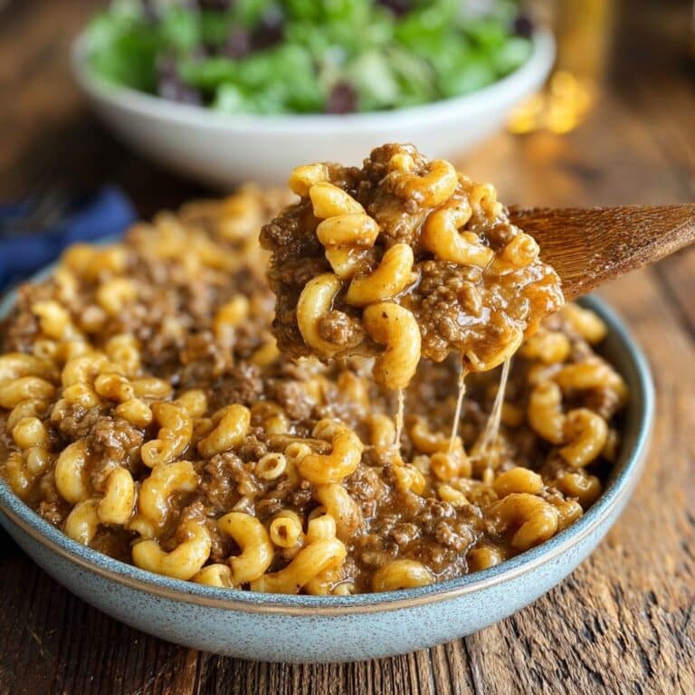 Cheesy Hamburger Skillet (Homemade Hamburger Helper) Recipe