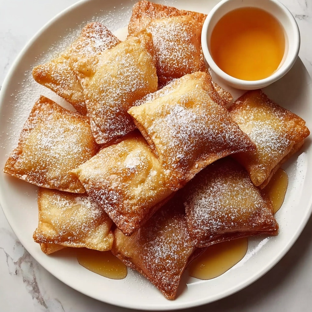 Delicious Homemade Sopapillas with Honey Recipe - Recipe Image