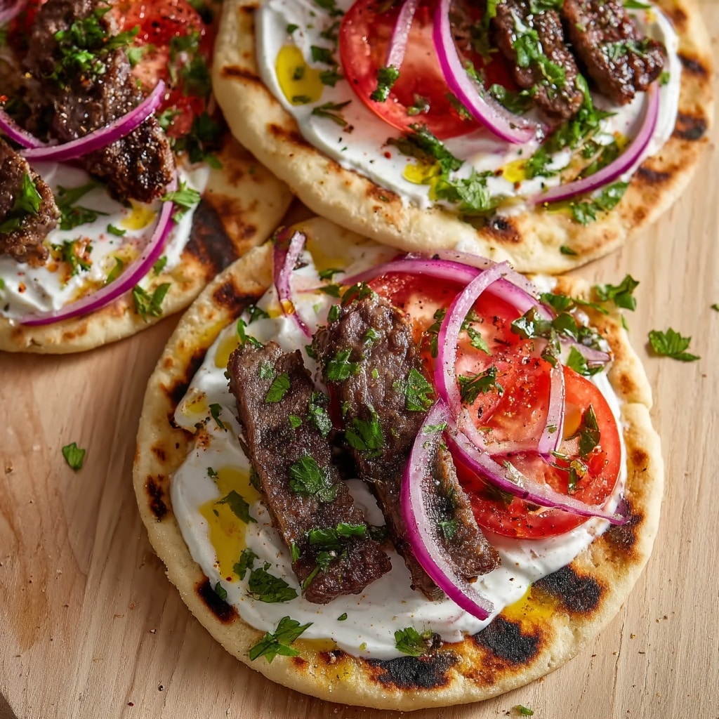 Juicy Oven-Baked Kebabs with Sumac Onions and Garlic Yoghurt Recipe - Recipe Image