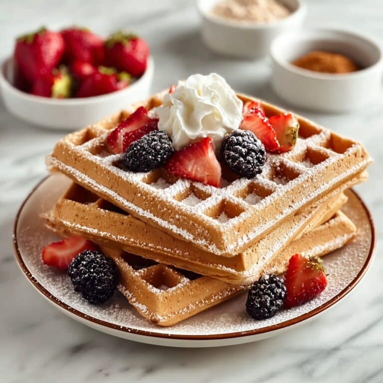 Healthy Protein Waffles in 10 Minutes Recipe