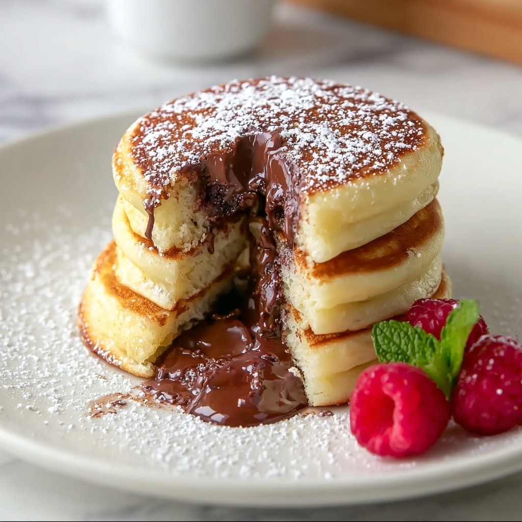 Fluffy Nutella-Stuffed Pancakes Recipe
