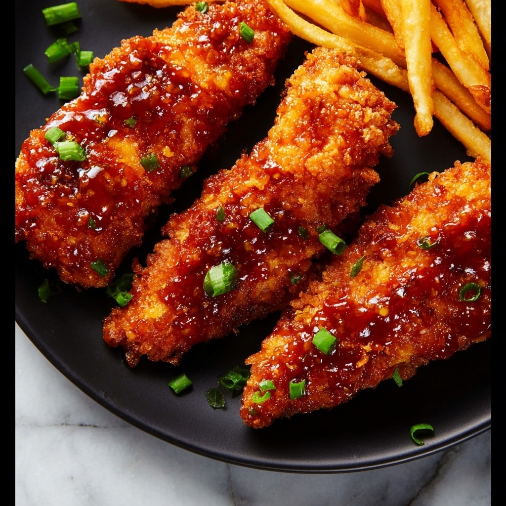 Crispy Honey Butter Chicken Tenders Recipe - Recipe Image