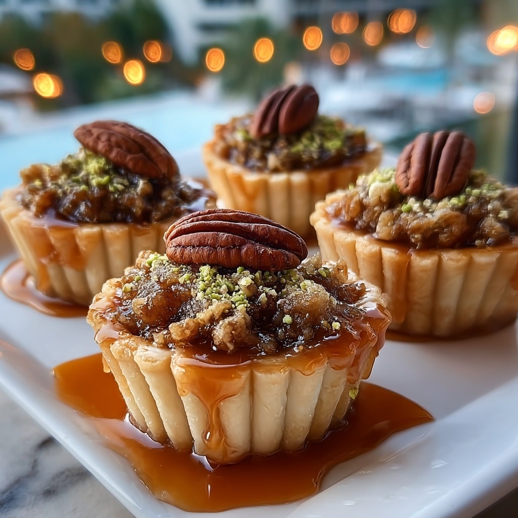 Sweet & Crunchy Pecan Caramel Baklava Cups Recipe