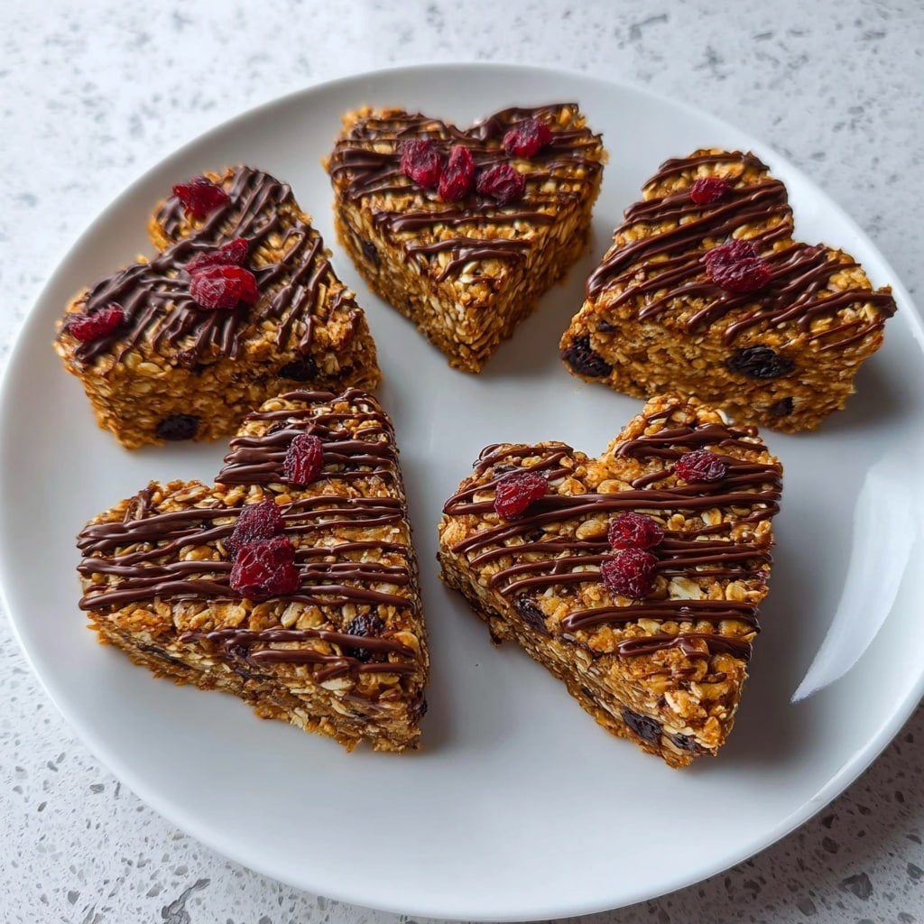 Crunchy Granola Heart Bars Recipe