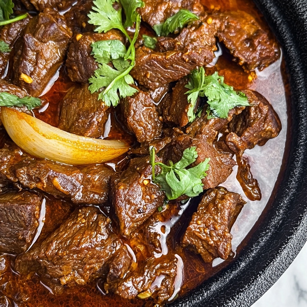 Coconut Red Curry Drip Beef Recipe - Recipe Image