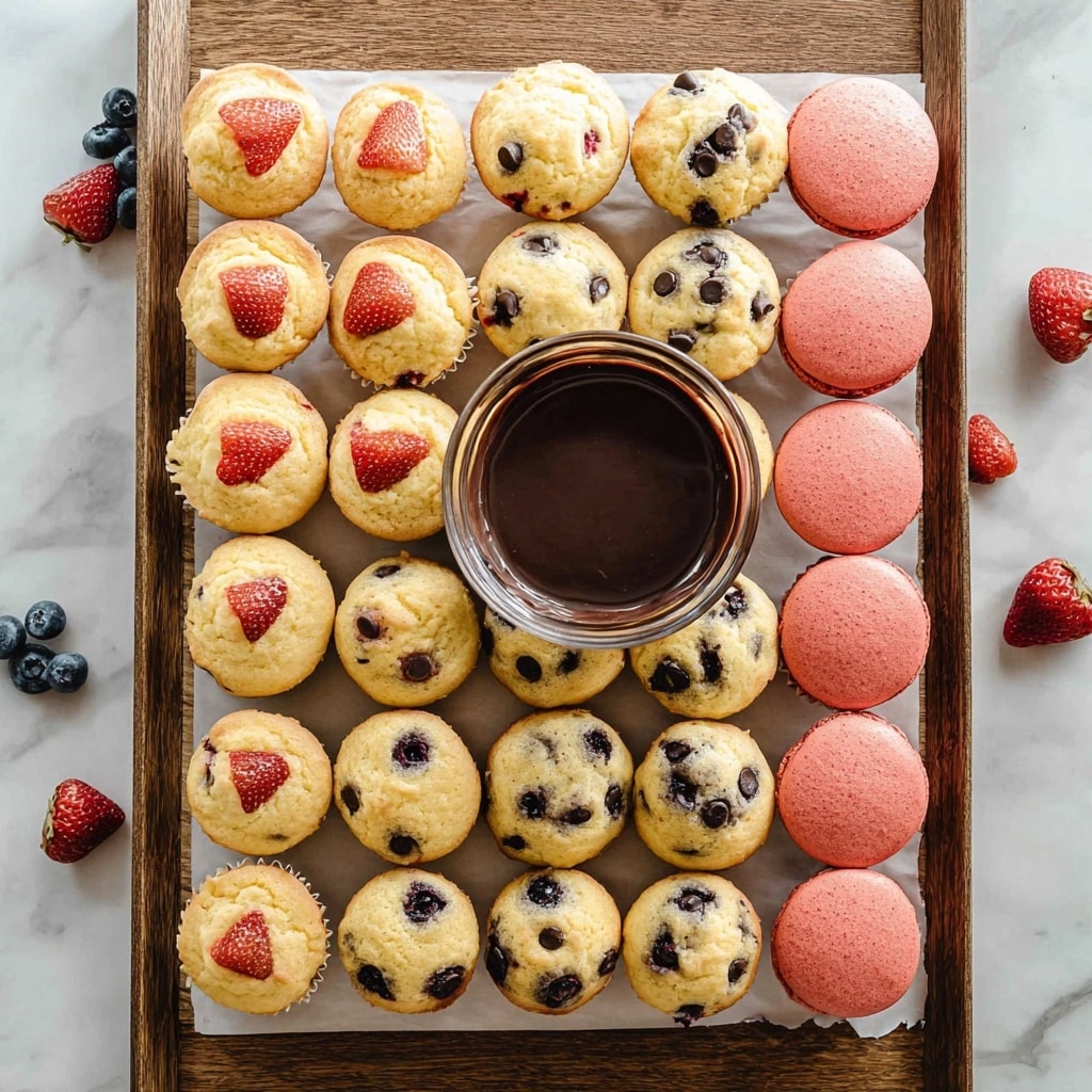 Mini Pancake Muffins with Fresh Fruit and Chocolate Chips Recipe
