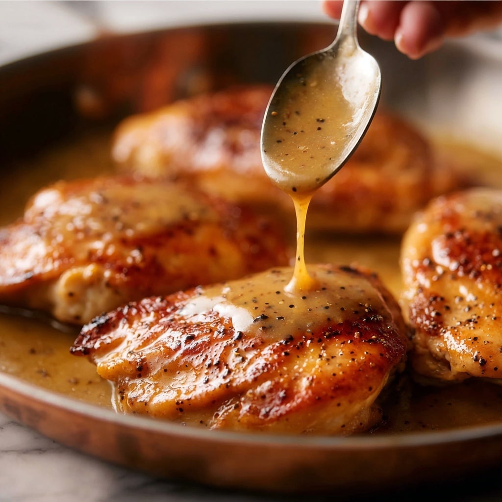 JB's Chicken au Poivre with Creamy Peppercorn Sauce Recipe - Recipe Image