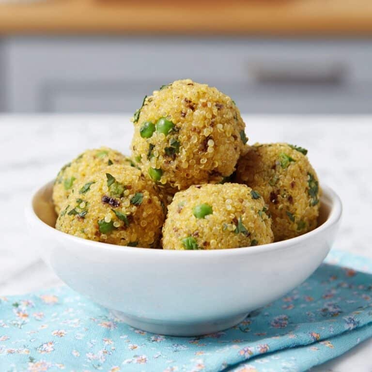 Quinoa Vegetable and Cheesy Baby Bites Recipe