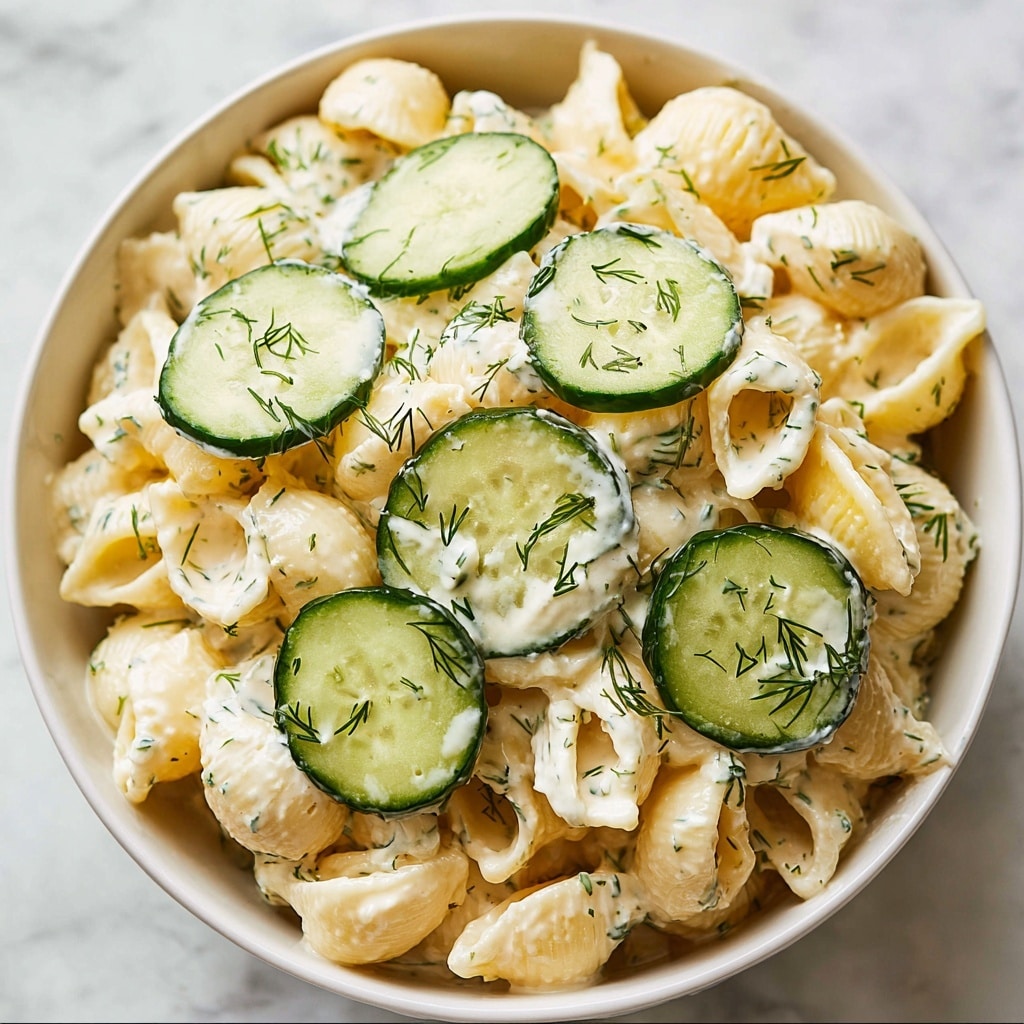 Dill Pickle Pasta Salad Recipe - Recipe Image