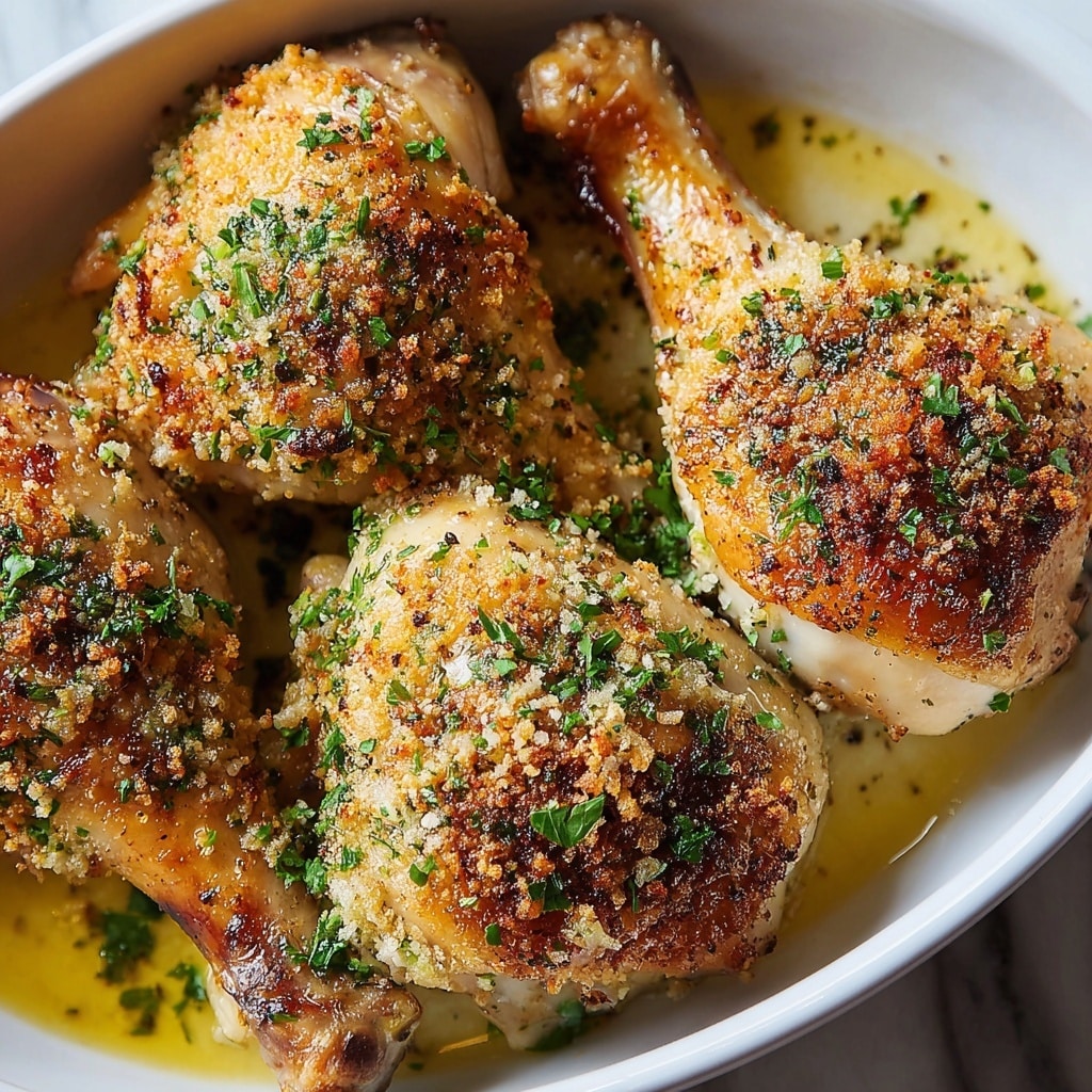 Garlic Parmesan Chicken Legs Recipe - Recipe Image