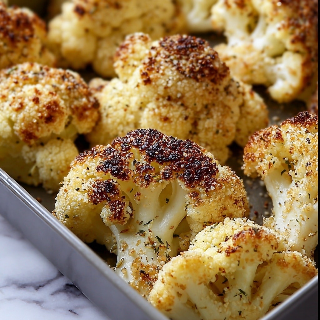 Crispy Parmesan Roasted Cauliflower Recipe - Recipe Image