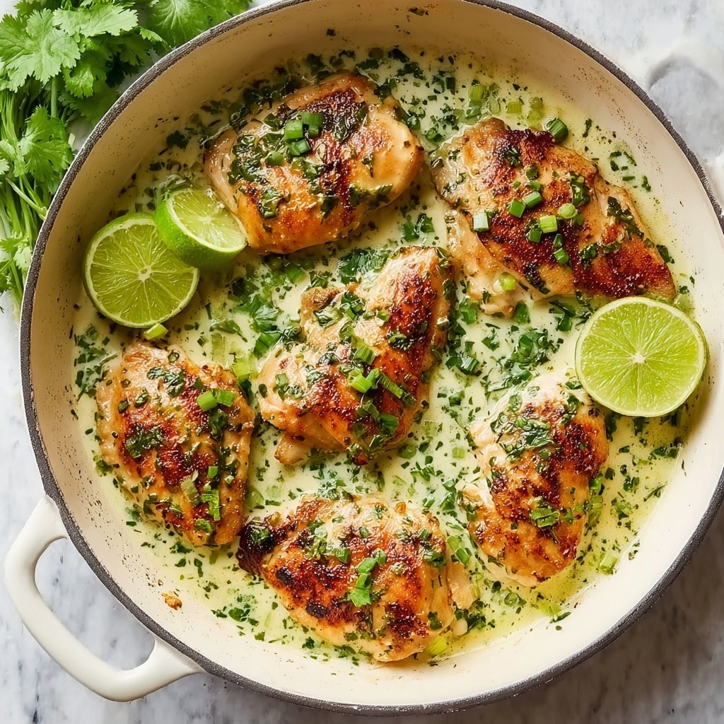 Creamy Coconut Lime Chicken Recipe - Recipe Image