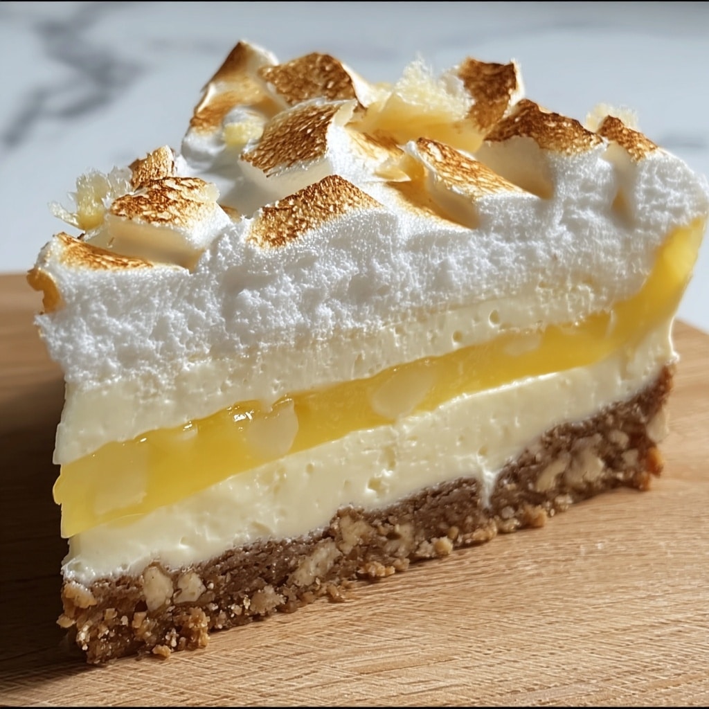 Lemon Meringue Cake Recipe - Recipe Image