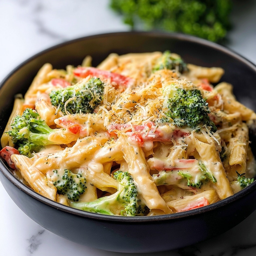Creamy Pasta Primavera Recipe - Recipe Image