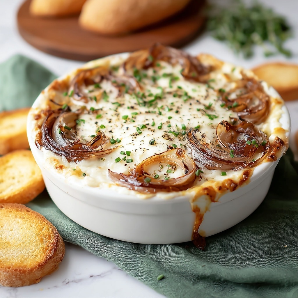 Homemade French Onion Dip From Scratch Recipe - Recipe Image