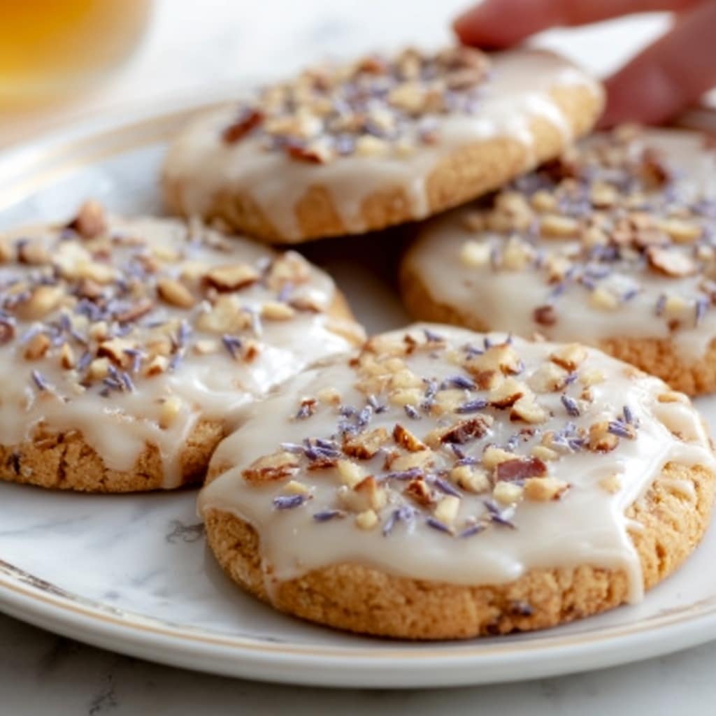 Lavender Honey Crunch Cookies Recipe - Recipe Image