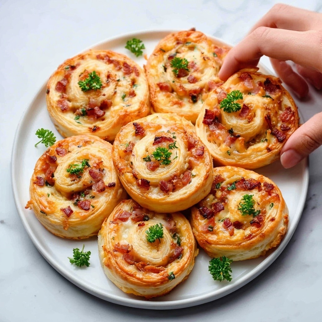 Camembert Potato Puff Pastry Bites with Honey Recipe - Recipe Image