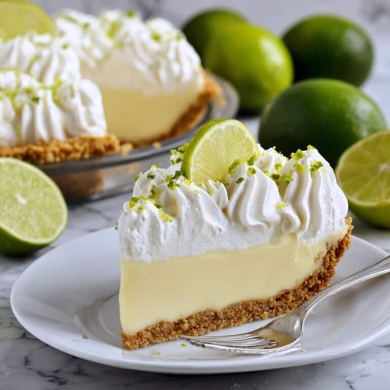 Key Lime Pie with Whipped Cream Recipe