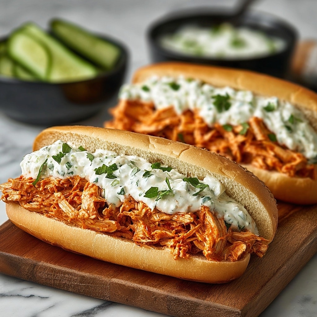 Buffalo Chicken Cheesesteak Recipe - Recipe Image