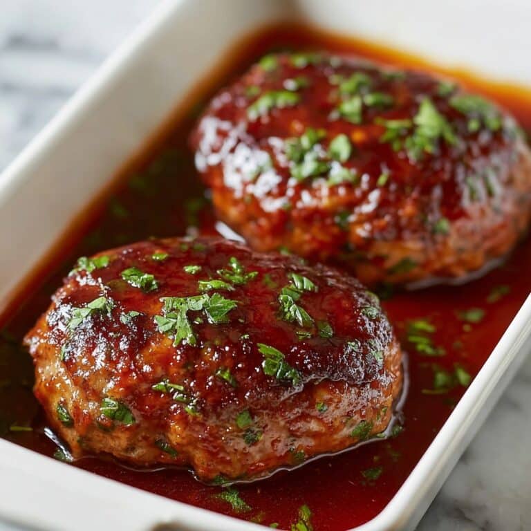 Mini Glazed Chicken Meatloaves Recipe
