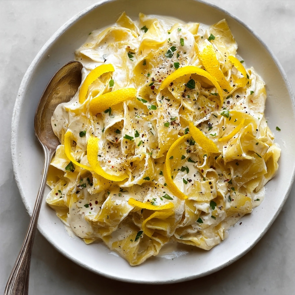 Pappardelle al Limone (Creamy Lemon Pasta) Recipe