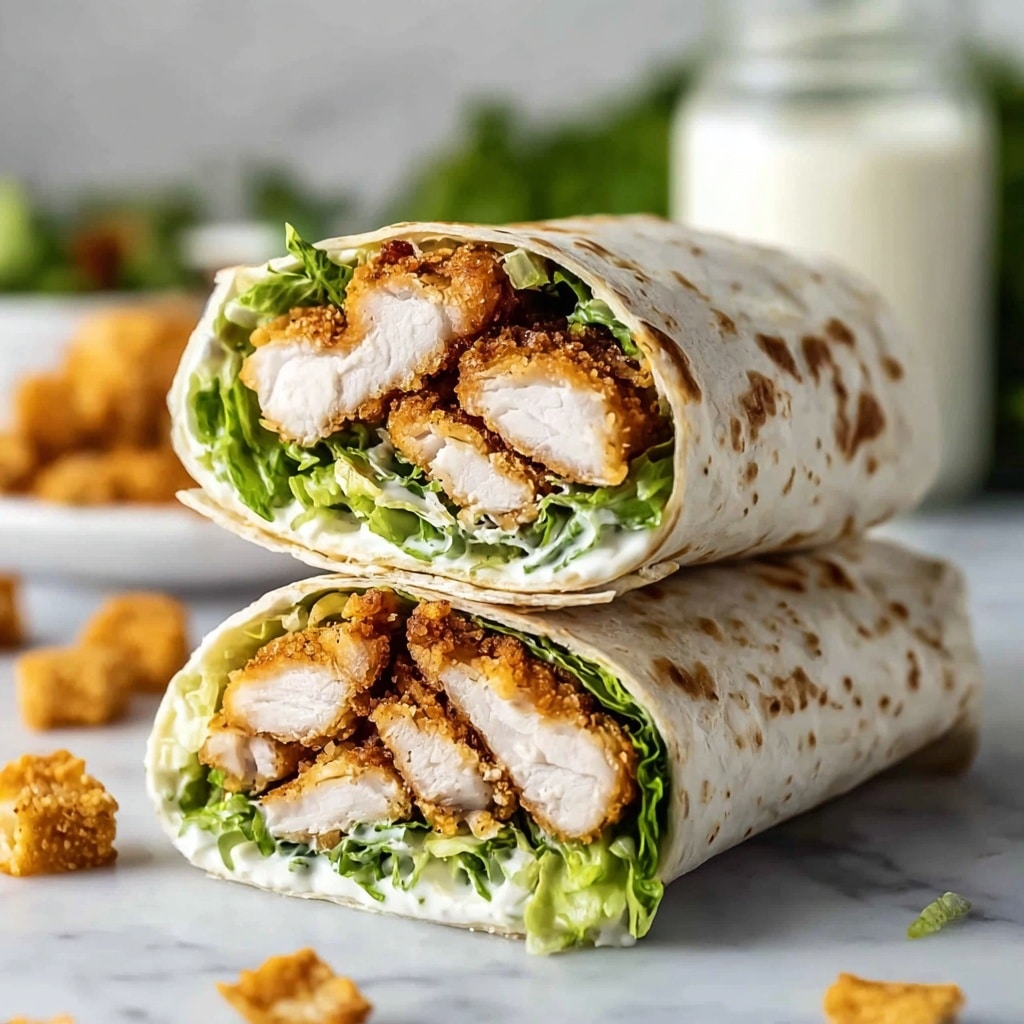 Chicken Caesar Wraps Recipe - Recipe Image