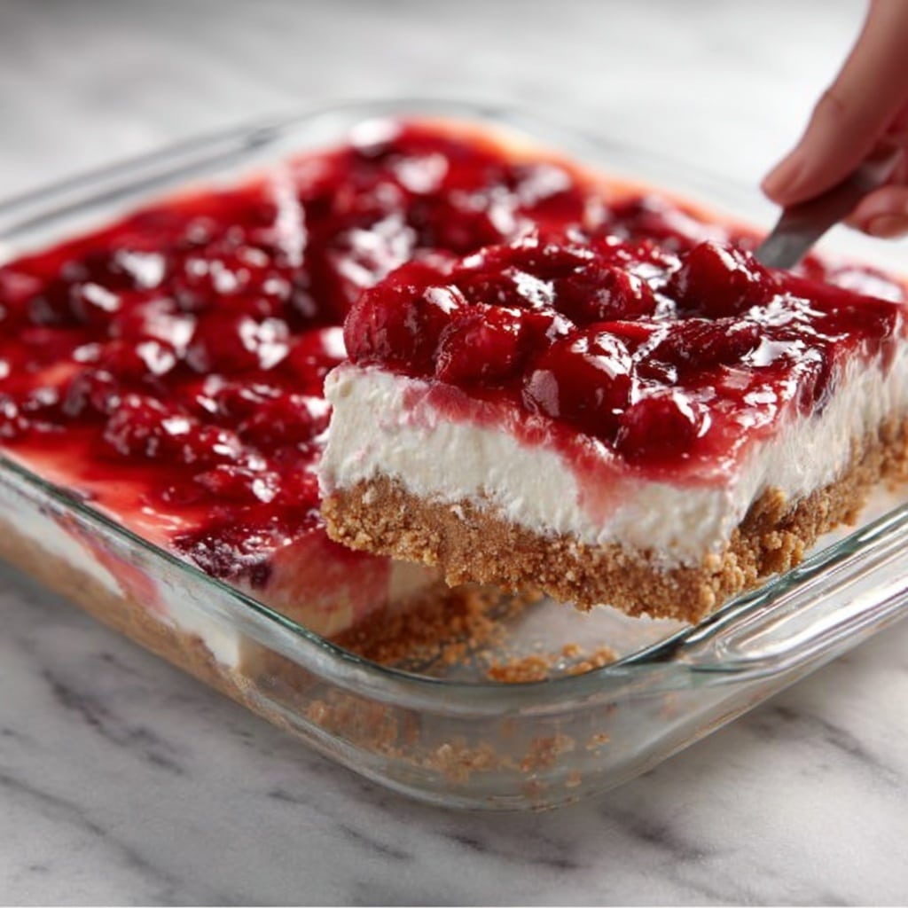 Easiest No-Bake Cherry Cheesecake Recipe - Recipe Image