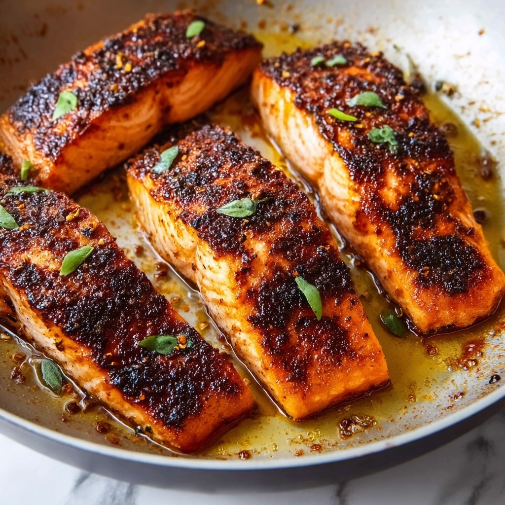 Crispy Cajun Honey Butter Salmon: A Flavor Explosion! - Recipe Image