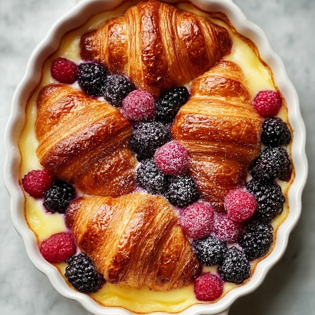 Berry Croissant Breakfast Bake Recipe - Recipe Image