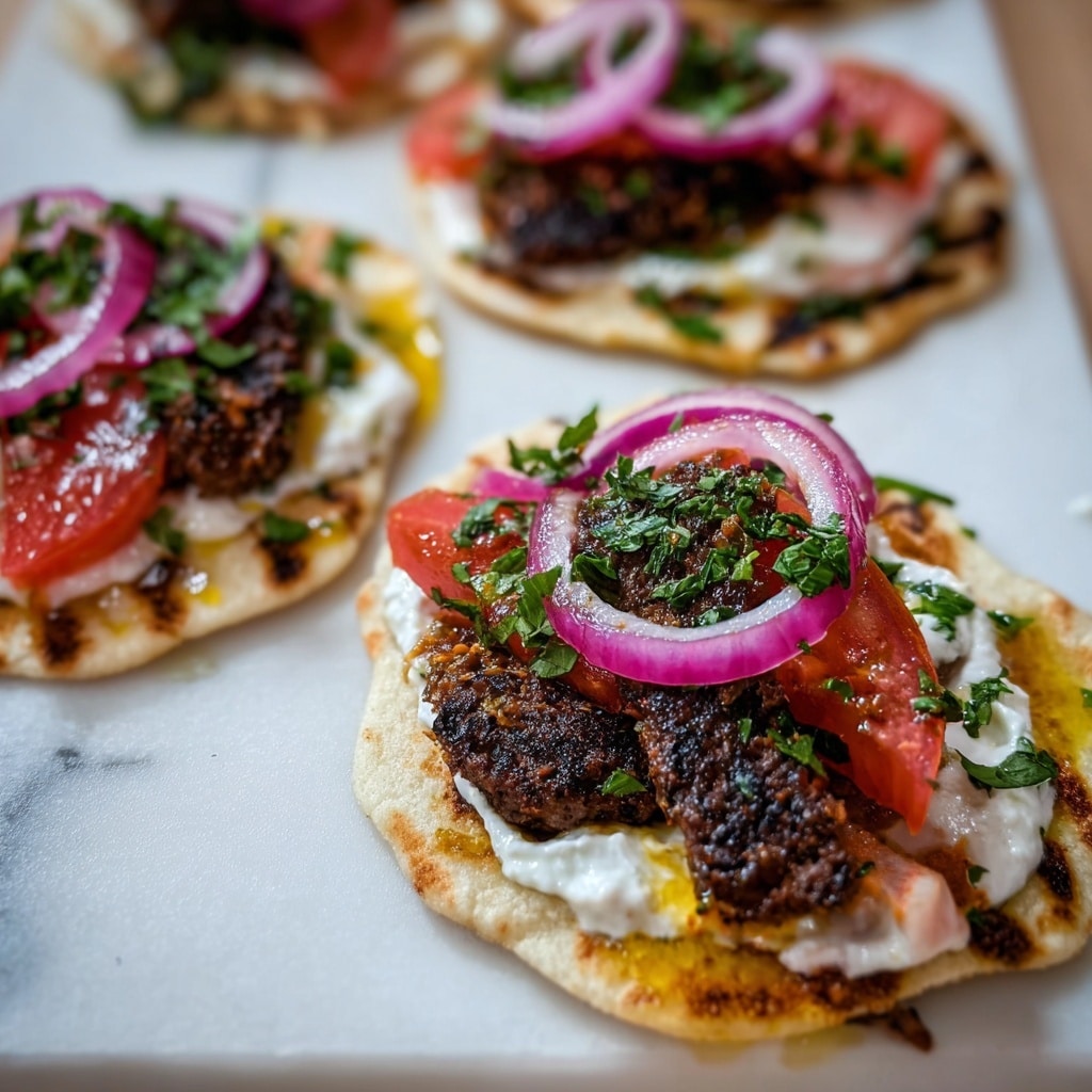 Juicy Oven-Baked Kebabs with Sumac Onions and Garlic Yoghurt Recipe - Recipe Image