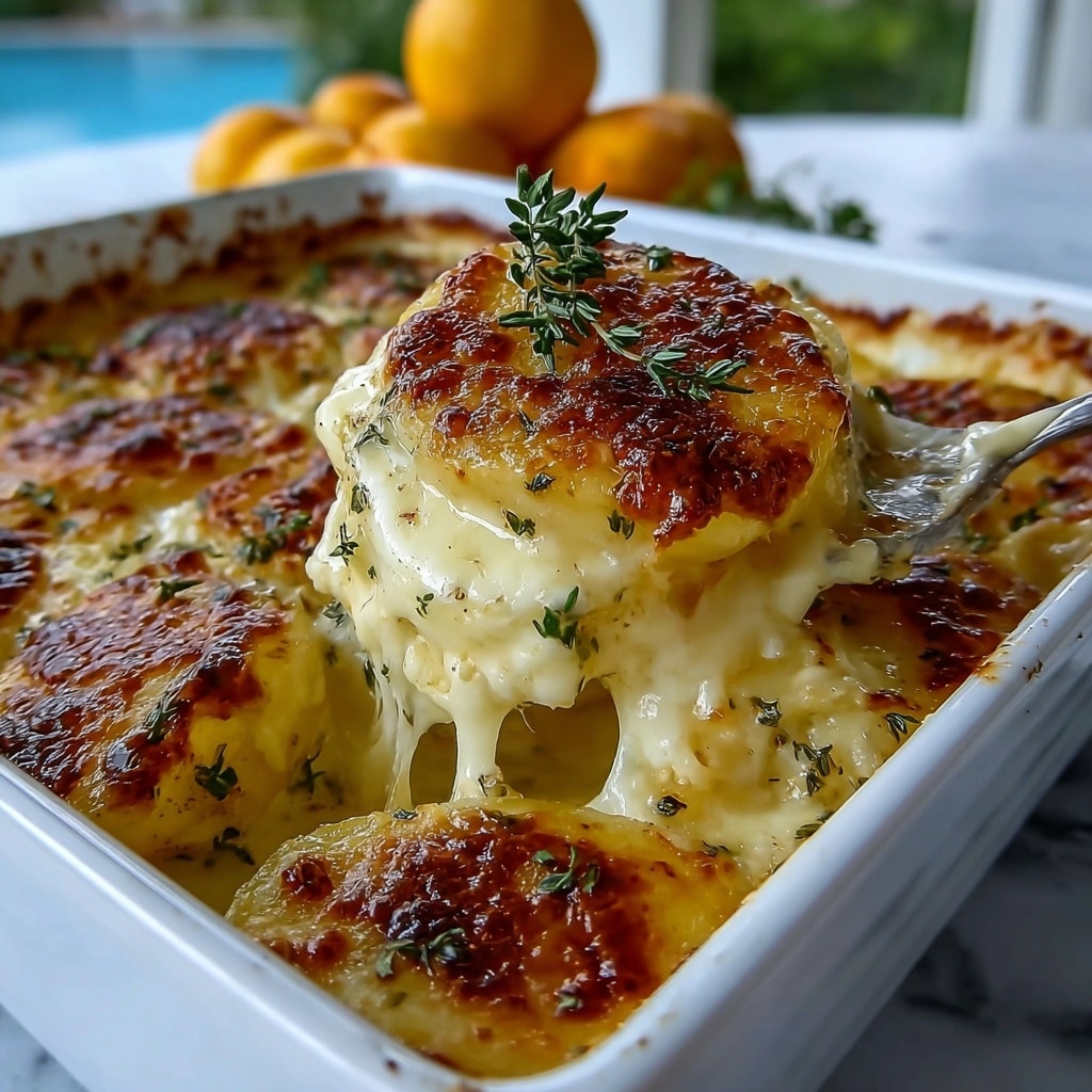Best Homemade Scalloped Potatoes Recipe - Recipe Image