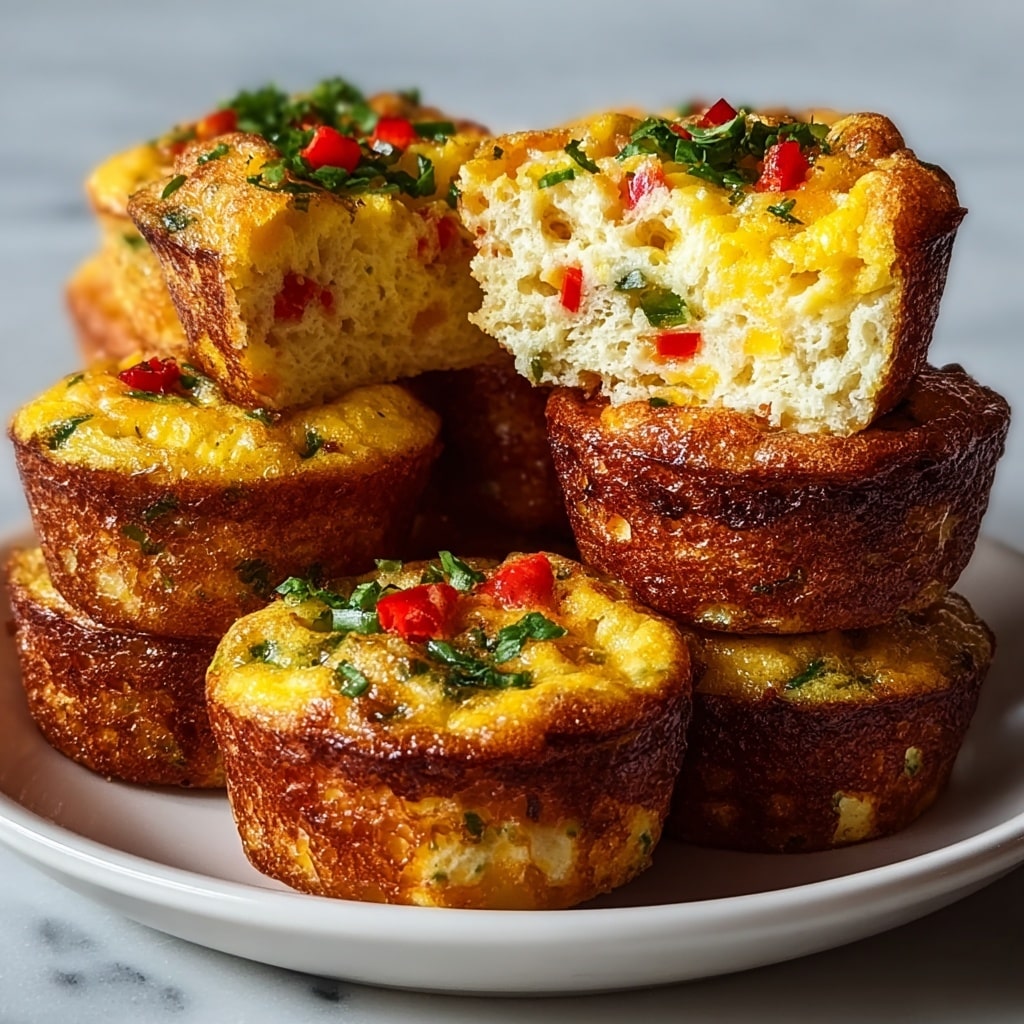 Cheesy Protein Egg Muffins Recipe - Recipe Image