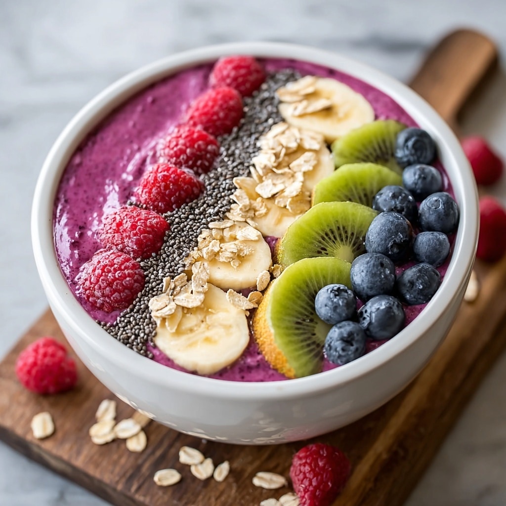 Energizing Breakfast Smoothie Bowl for a Vibrant Morning Boost Recipe - Recipe Image
