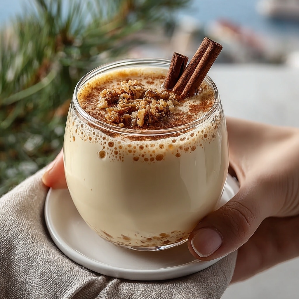 Creamy Coquito: Traditional Coconut Rum Dessert Drink Recipe - Recipe Image