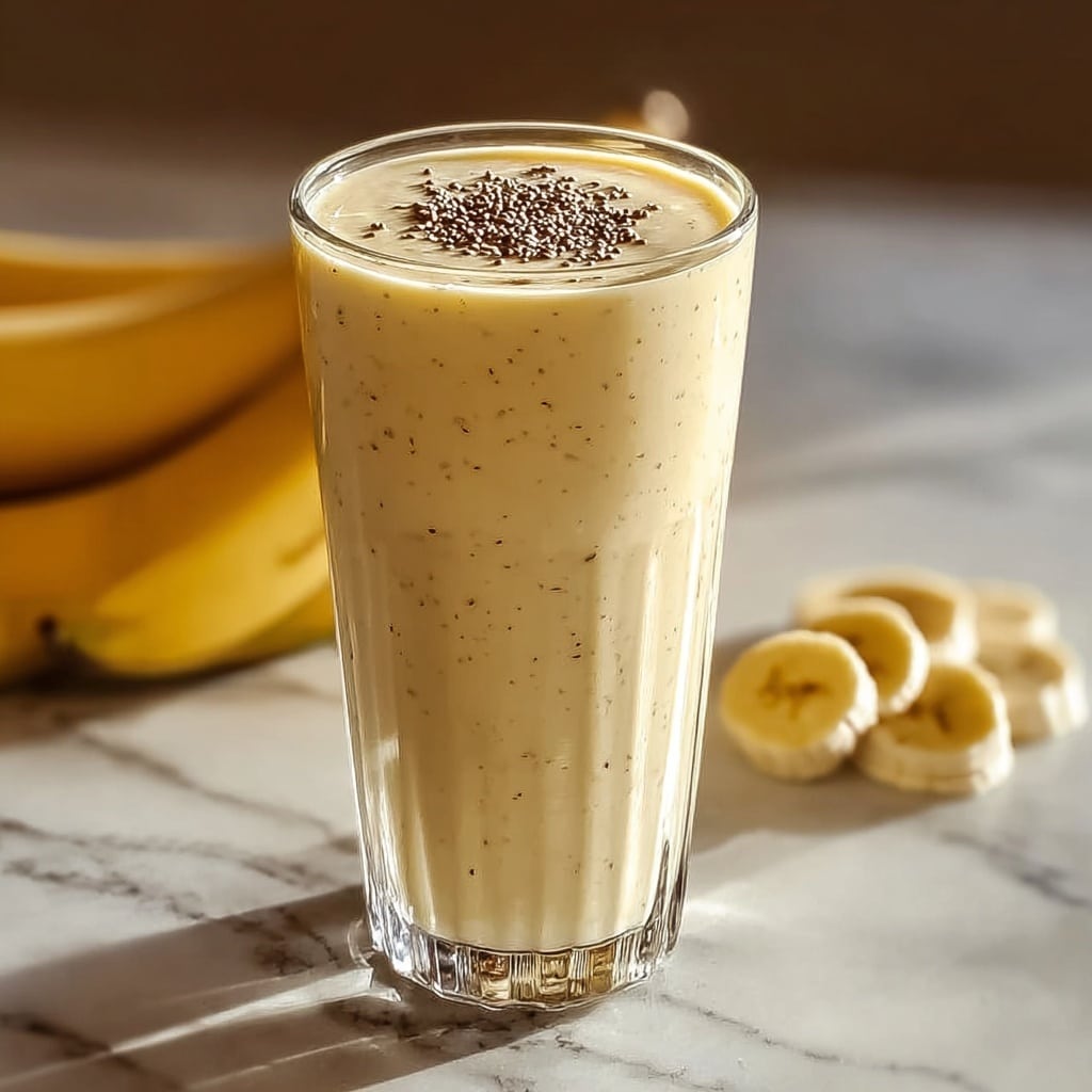 Banana Chamomile Tea Smoothie for a Soothing Boost Recipe - Recipe Image