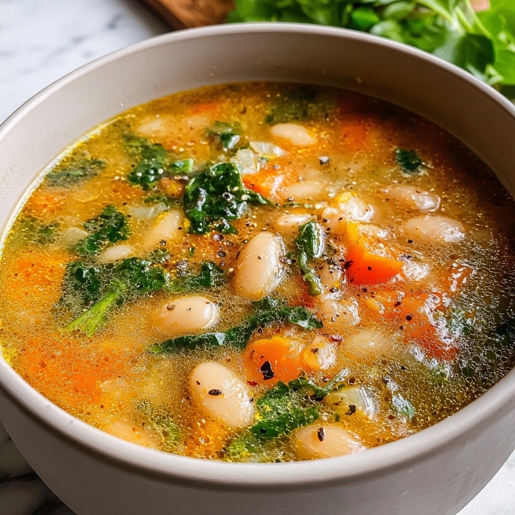Tuscan White Bean Soup Recipe - Recipe Image